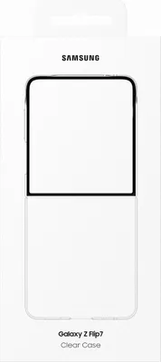 Obrázok produktu pre Samsung EF-AF766CTEGWW, Ochranný obal, Samsung, Galaxy Z Flip7, 17,5 cm (6.9"), Priehľadná