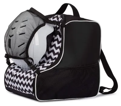 Image de Sac à chaussures de ski casque - Compartiment amovible en filet - Codura 600HD - Pour chaussures de ski