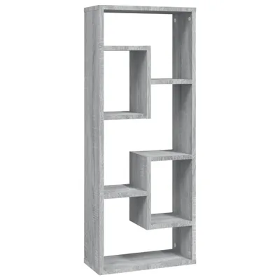 Obrázek produktu pro vidaXL Nástěnná police Grey Sonoma 36x16x90 cm Dřevěný materiál