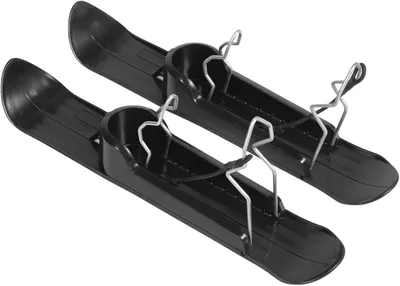 Productafbeelding van Sneeuwplank Set - Winter Slee - Winterpret Stimuleren - Slagvast PP Materiaal - 15-30cm Wielen - Zwart