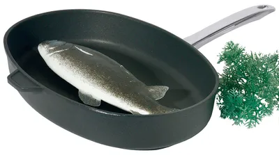 Produktbild von CONTACTO Fischpfanne, Höhe: 60 mm, Länge: 380 mm, Breite: 260 mm