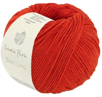 Produktbild von Lana Grossa - Solo Lino 0083 leuchtendrot