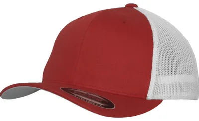 Produktbild von Urban Classics Flexfit Mesh Trucker 2-Tone Cap Trucker Basecap Mit Netz, Größe: L/Xl; Farbe: Red/White