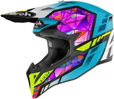 Produktbild von Motocross-Helm AIROH Wraaap Diamond Glanz größe XL