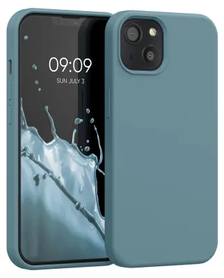 Produktbild von kwmobile Handyhülle für iPhone 13 Hülle, für iPhone 13 Case - Hülle Silikon - kabelloses Laden - Arctic Night