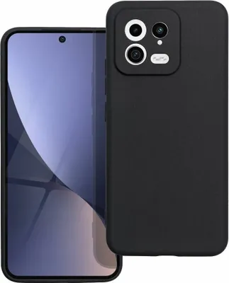 Image de Housse silicone Basic Matt compatible avec Xiaomi 14 Case TPU Soft Handy Cover Protection en noir