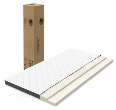 Productafbeelding van Comfortmatras H3, 7 cm, 7-zone viscoëlastisch schuim, rugondersteuning, gecertificeerd, 140x200 cm
