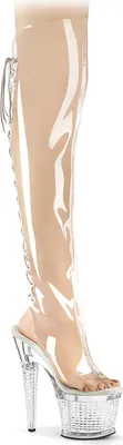 Produktbild von Pleaser SPECTATOR-3019C Plateau Stiefel Transparent EU 37