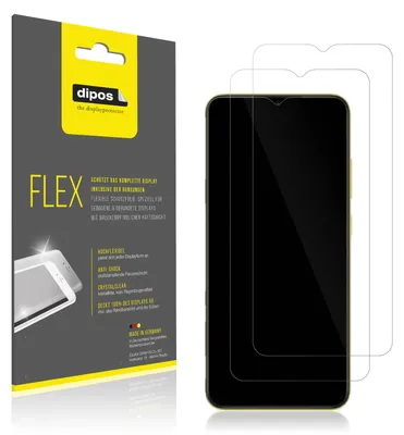 Zdjęcie produktu dla 2x folia ochronna do Xiaomi POCO M4 5G, 100% pokrycie ekranu, Dipos Flex