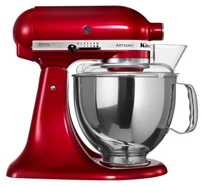 Zdjęcie produktu dla KitchenAid Artisan, Mikser stojący, Czerwony, Bić, Ugniatać, Miksowanie, 1,06 m, 4,8 l, CANDY APPLE