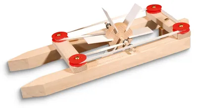 Produktbild von Katamaran Holz Gummimotor Bausatz Kinder