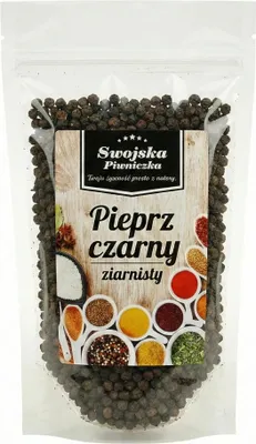 PIEPRZ CZARNY ZIARNO ZIARNISTY 500g Swojska Piwniczka
