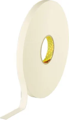 Produktbild von 3M doppelseitiges Schaum Klebeband 9515W Maße: 19 mm x 33 m weiß