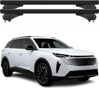 Zdjęcie produktu dla Menabo Bagażnik dachowy Podstawowy bagażnik dachowy do Peugeot 5008 III 2024-2025 Aluminium Czarny 2x