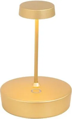 Produktbild von Swap mini pro Mattgold wiederaufladbare und dimmbare LED-Tischlampe - 2 W, 2200-2700-3000 K, IP65
