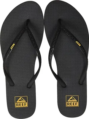 Produktbild von Reef Damen Seaside Flipflop, Black/Saffron, 41 EU