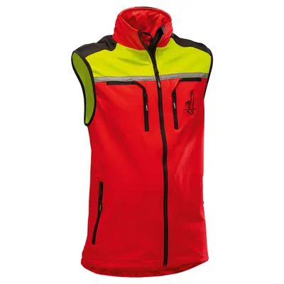 Produktbild von Pfanner Forest Light Weste, Farbe:rot/gelb, Größe:M