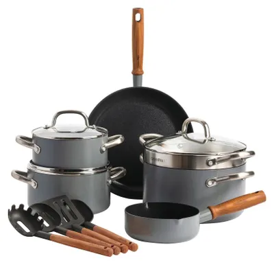 Image de Set de poêles Mayflower Pro 5 pièces + ustensiles de cuisine GreenPan