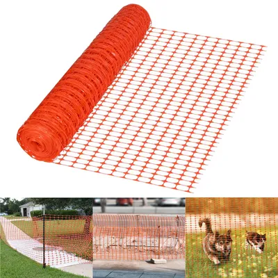 Immagine prodotto di Rete di sicurezza per recinzione di avvertimento arancione - 1 x 30 m - Rete in plastica per cantieri - Polipropilene