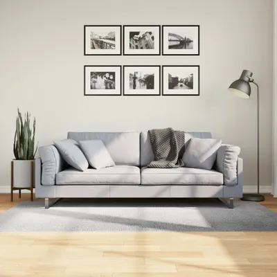 Produktbild von Schlichtes Teppich IZA Kurzflor Skandinavischer Look Grau 100x200 cm DE1819