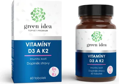 Produktbild von Vitamin D3 und K2, Gelkapseln, 60 Stück