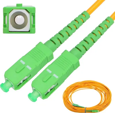 Obrázek produktu pro Extralink SC/APC-SC/APC Patchcord Jednomodový, Simplex, G652D, 3mm, 2m