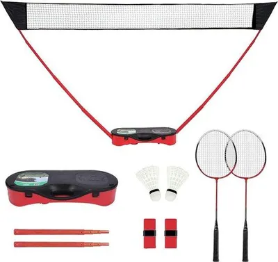 Produktbild von Famanu Badmintonnetz Set Tragbar - Für Garten, Outdoor und Indoor