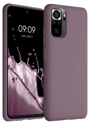 Produktbild von kwmobile Handyhülle für Xiaomi Redmi Note 10 / Note 10S Hülle - TPU Case - Kabelloses Laden - Schutzhülle Cover in Grape
