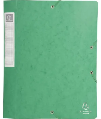 Image de Exacompta 10x Boite de classement Cartobox Dos 40mm Carte lustrée A4 Vert 14003H
