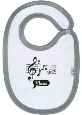 Obrázek produktu pro Dětský bavlněný bryndák New Baby Music