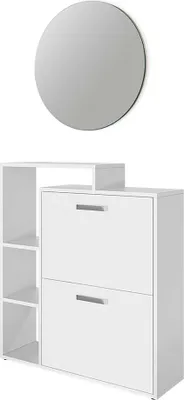 Immagine prodotto di Scarpiera Vicco Orlando Bianco 2 parti, con specchio, Model 43397