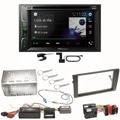 Produktbild von Pioneer AVH-A3200DAB Bluetooth Digitalradio Einbauset für Seat Exeo Audi A4 B6 B7