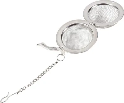 Obrázek produktu pro Nerezová ocel Loose Tea Infuser Leaf Strainer Filter Diffuser Herbal Spice Net ball 4,5 cm
