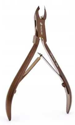 Image de PROGLINE Pinces à cuticules titane 3mm caramel