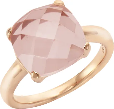 Produktbild von Jamelli Ring 925/- Sterling Silber rot 054 (17,2) Rosenquarz rosa 273271070J-1
