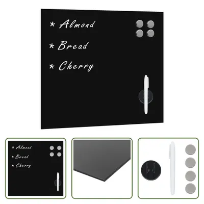 Produktbild von The Living Store Magnettafel Wandmontage Glas 50x50 cm