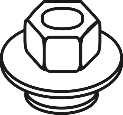 Produktbild von WALKER Mutter Abgaskrümmer 81781 für MITSUBISHI COLT VI (Z3A, Z2A) 2,4mm 2,4mm 1,85mm Beutel