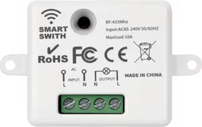 Immagine prodotto di Relè di controllo dell'illuminazione intelligente - RF 433MHz