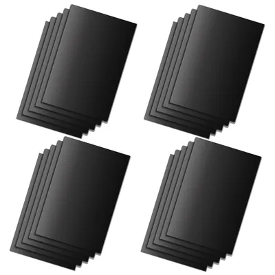 Produktbild von 20er Set Backpapier schwarz Mehrfach Backfolie Backpapier