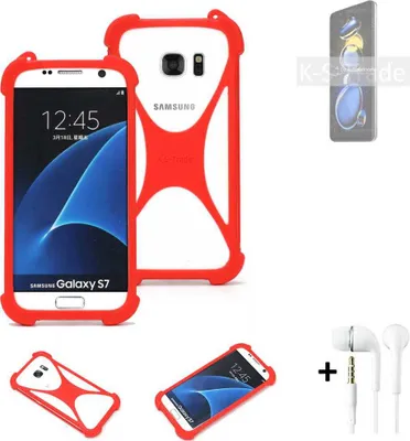 Produktbild von Handy-hülle + Kopfhörer kompatibel mit Xiaomi Redmi Note 11T Pro Schutz-hülle Bumper Silikon Schutz Hülle Cover Case Silikoncase Silikonbumper TPU