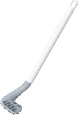 Produktbild von INF WC-Bürste mit Golfkopf, langer Griff Weiß