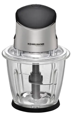 Obrázok produktu pre Rommelsbacher MZ 500, 1,5 L, Čierna, Nerezová oceľ, Sklo, Nerezová oceľ, Tlačidlá, 500 W