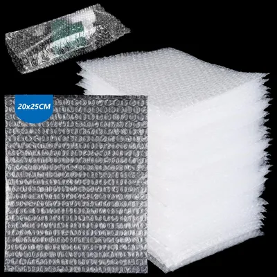 Immagine prodotto di Omgoods - 100 sacchetti protettivi a bolle da 20 x 25 cm per imballaggio