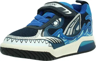 Produktbild von Geox Inek Kinderschuhe Jungen Halbschuhe Klettschuh Blau Freizeit, Schuhgröße:27 EU