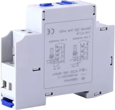 Produktbild von Elektronische Relais-Timing-Schakelaar für Gangverlichtung, mechanische Traplichtschaltung, AC 220-240 V.