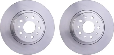 Produktbild von 2 Bremsscheiben voll Ø 59 mm 10 mm HELLA passend für u.a. ALFA ROMEO 156