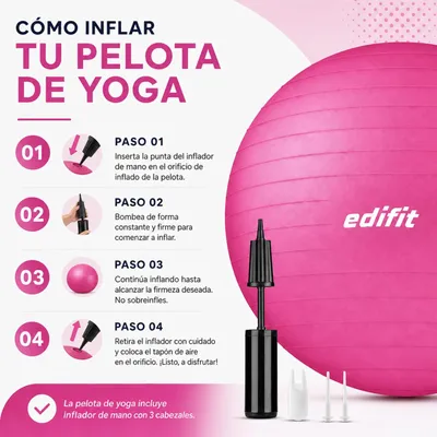 Obrázok produktu pre Pilatesové lopty, rôzne veľkosti (55, 65, 75 cm), vrátane pumpičky, vhodné na jogu a fitness