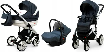 Image de BabyLux® Lilly | Ensemble pour chat 3-en-1 | Anthracite | Ensemble pour chat combiné | Buggy + B