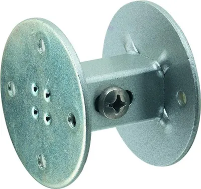 Produktbild von KWS 4560 Handlaufstütze 40-50 mm Wandabstand, silberf. Lackiert