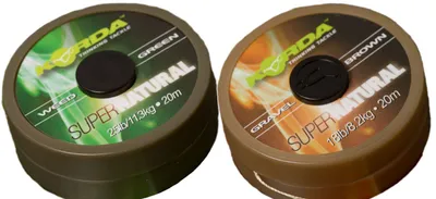 Produktbild von Korda Super Natural 25lbs 20m - Vorfachschnur, Farbe:Gravel (Kies)